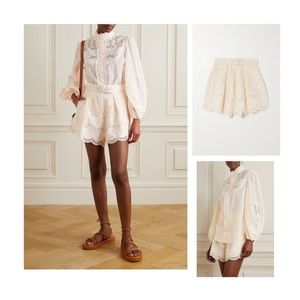Zimmermann embroidered broderie blouse